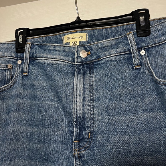 Madewell The Perfect Vintage Ripped Crop Straight Leg Jeans - Picture 4 of 6